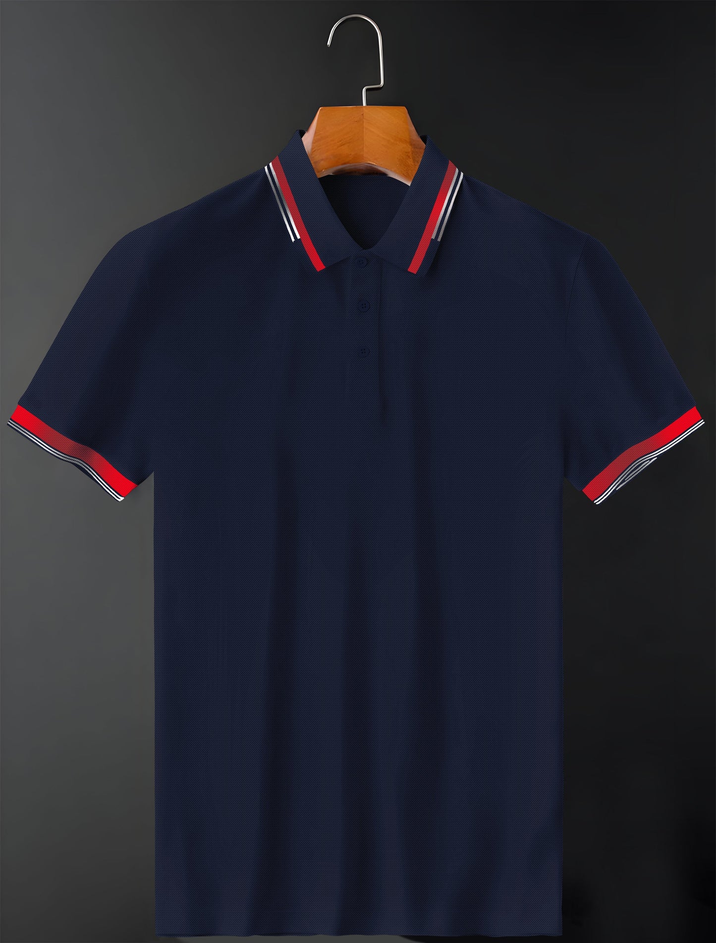 Navy Blue Imported Half Sleeve Polo T-Shirt -