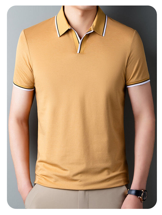 Mustard Importd Fbric Half Sleeve T-Shirt -